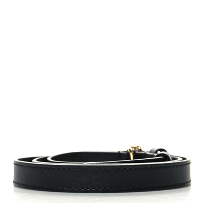 Louis Vuitton Calfskin Speedy Bandouliere Shoulder Strap Black 2 of 4