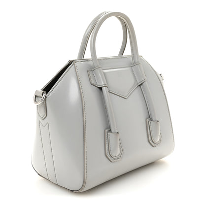 Givenchy Box Calfskin Mini Lock Antigona Shoulder Bag Medium Grey 3 of 9