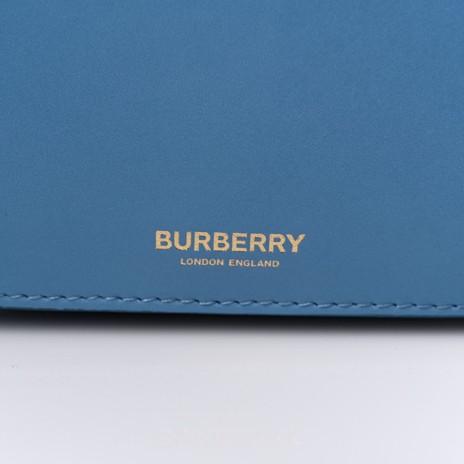 Burberry Calfskin Small Olympia Shoulder Bag Blue 6 of 14