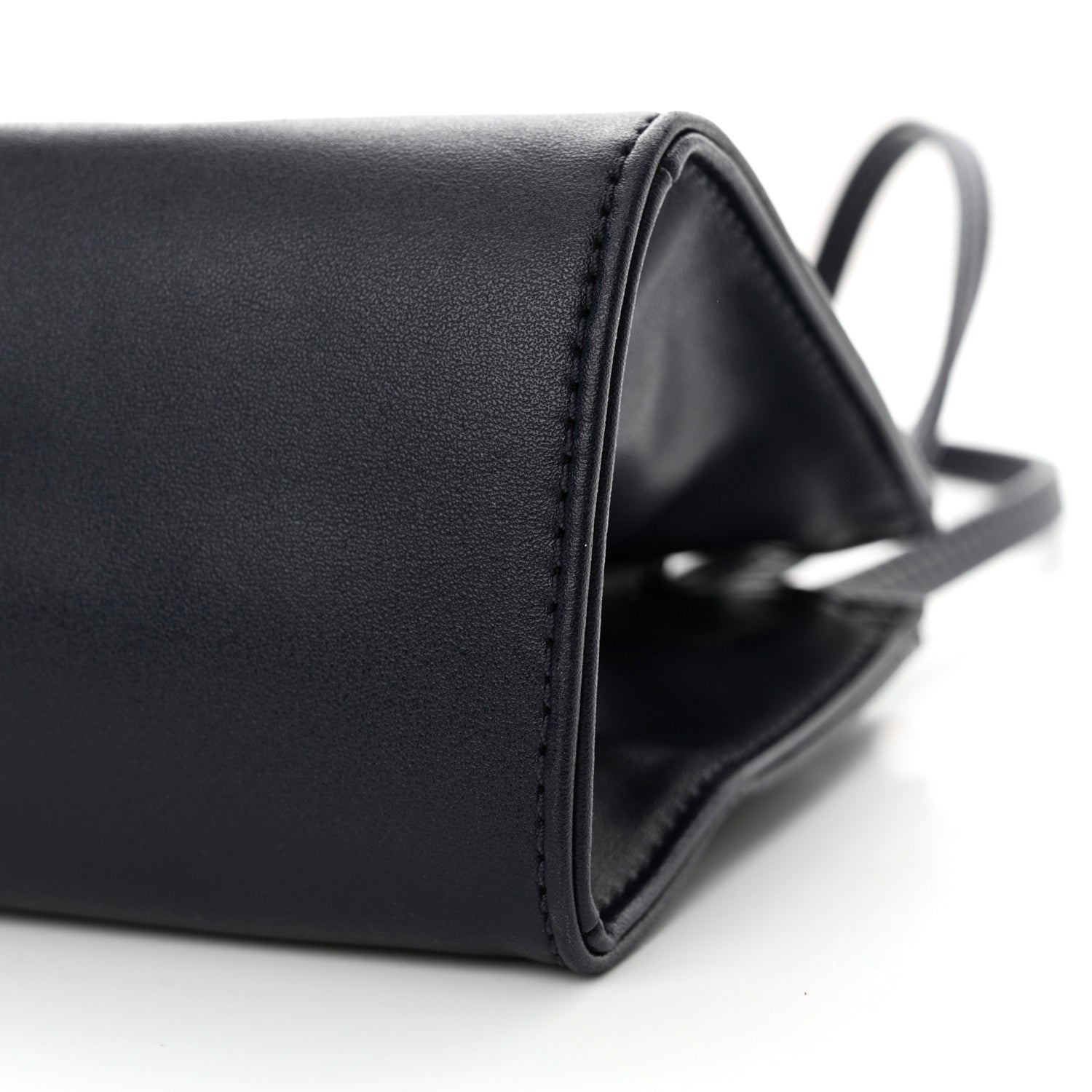 Telfar Vegan Leather Small Shopping Bag Navy 10 of 10