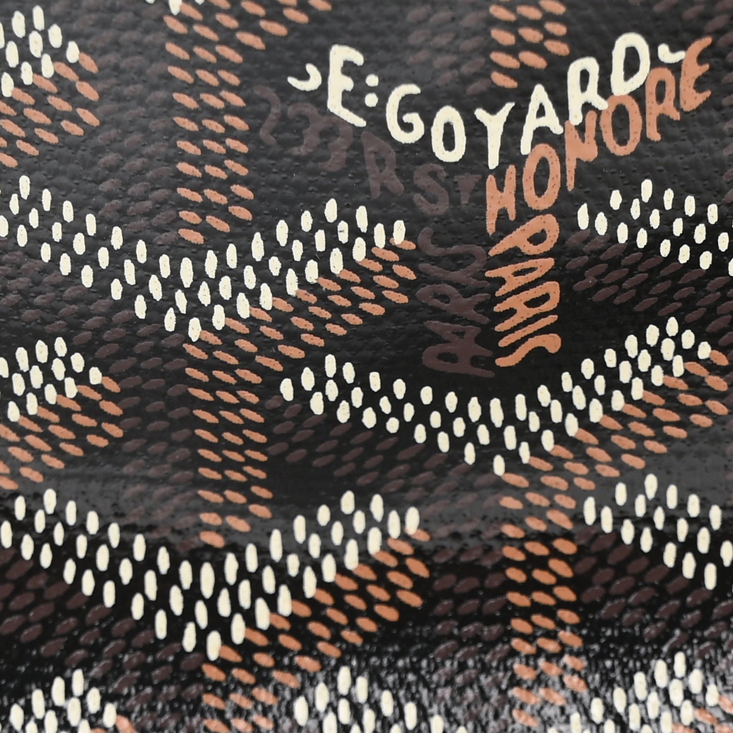Goyardine Reversible Mini Anjou Black
