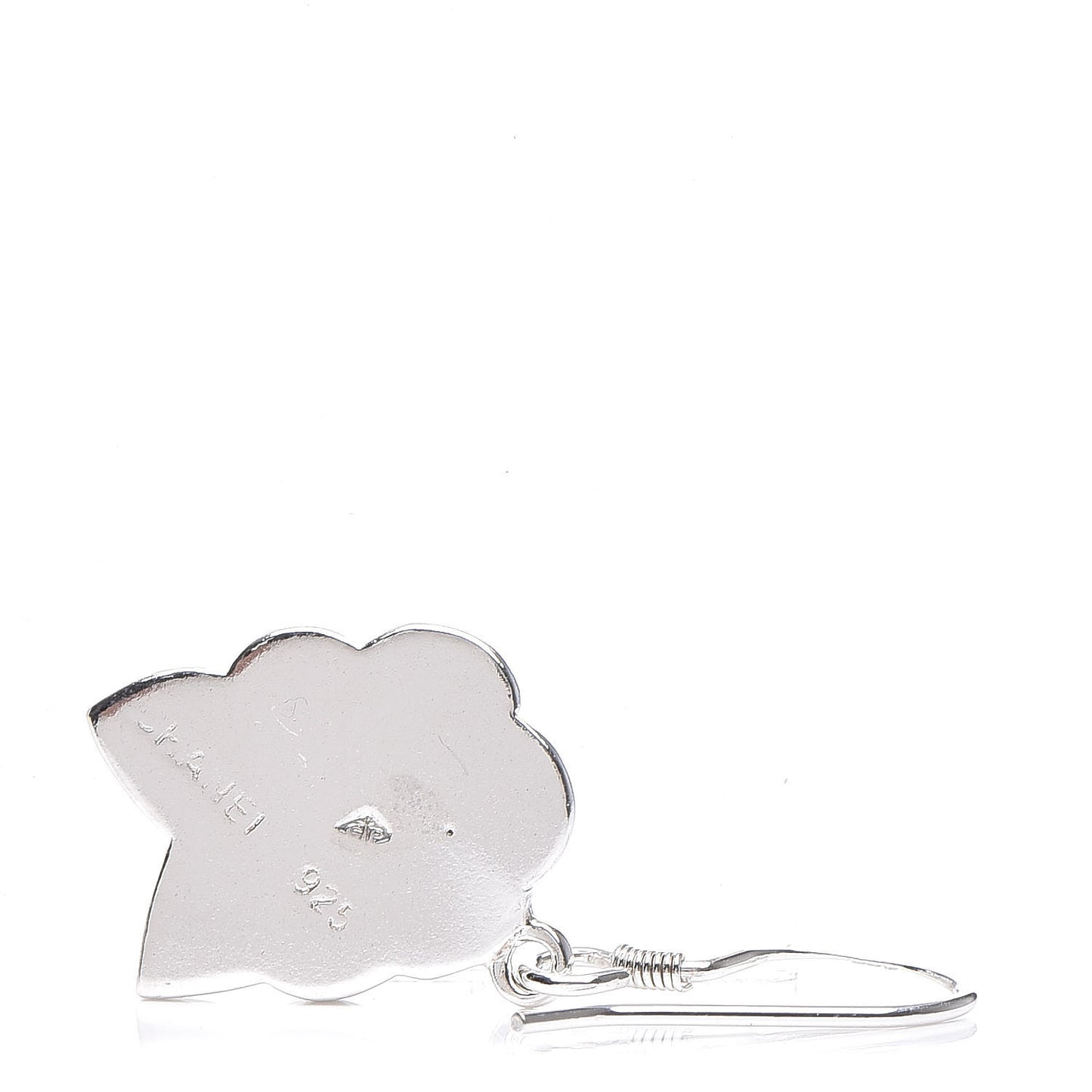Sterling Silver Camellia Drop Earrings