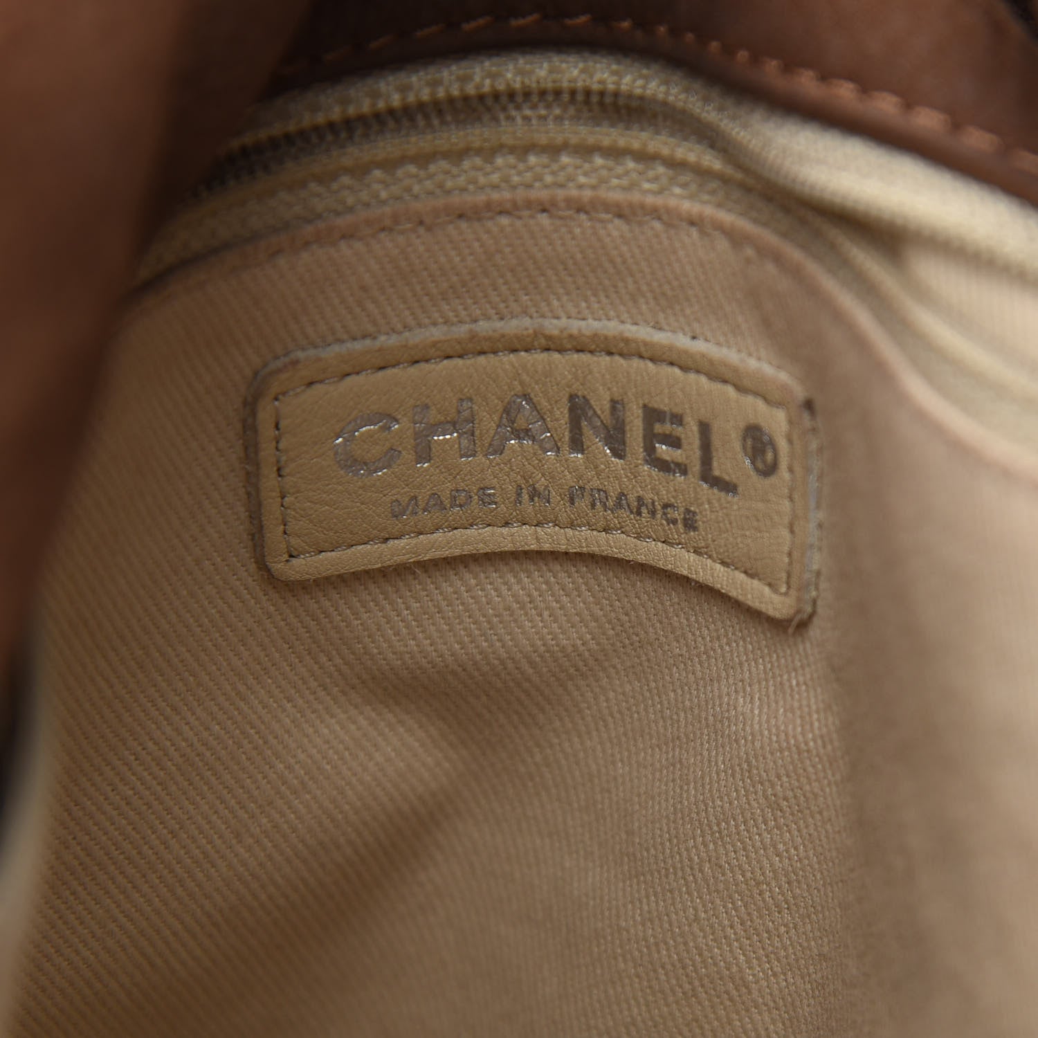 Chanel Nubuck Hobo Light Brown 6 of 13
