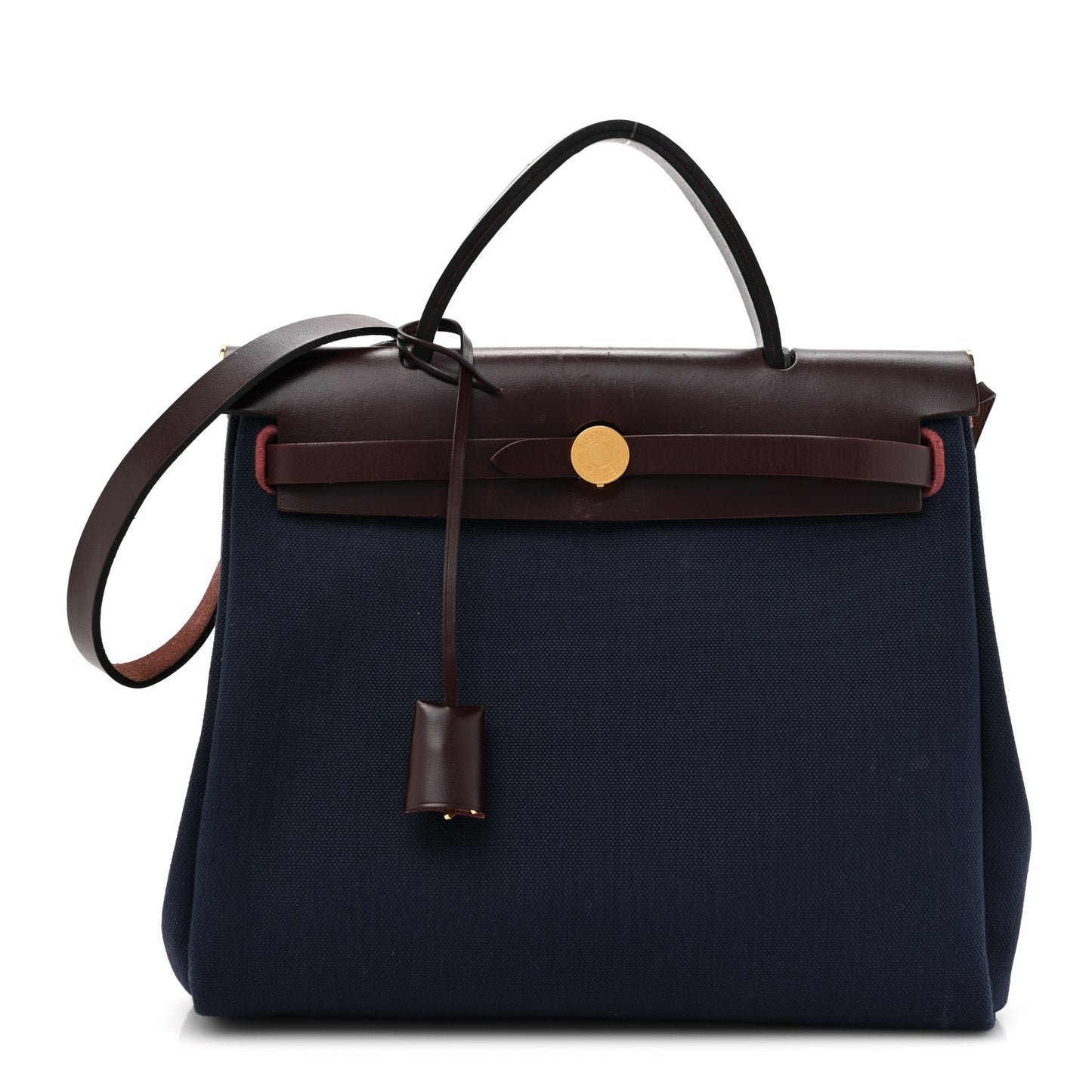 Toile Militaire Vache Hunter Herbag Zip Retourne 31 PM Rouge Sellier Bleu Marine