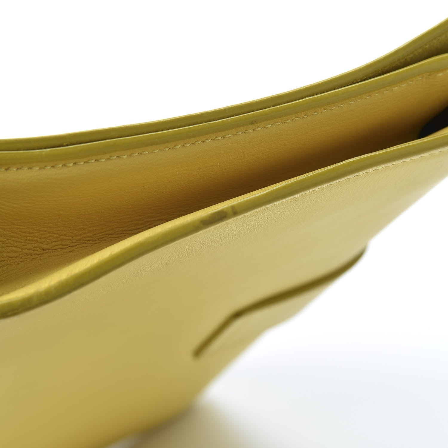 Saint Laurent Calfskin Classic Y Ligne Clutch Soleil 9 of 17