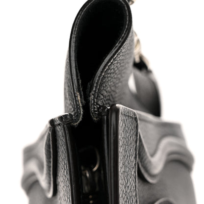 Celine Drummed Calfskin Nano Luggage Black 11 of 11