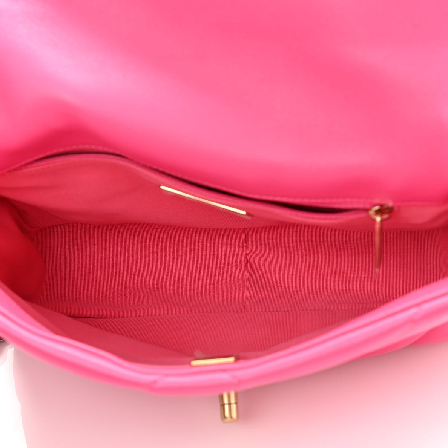 Chanel Lambskin Quilted Medium Chanel 19 Flap Pink 5 of 10