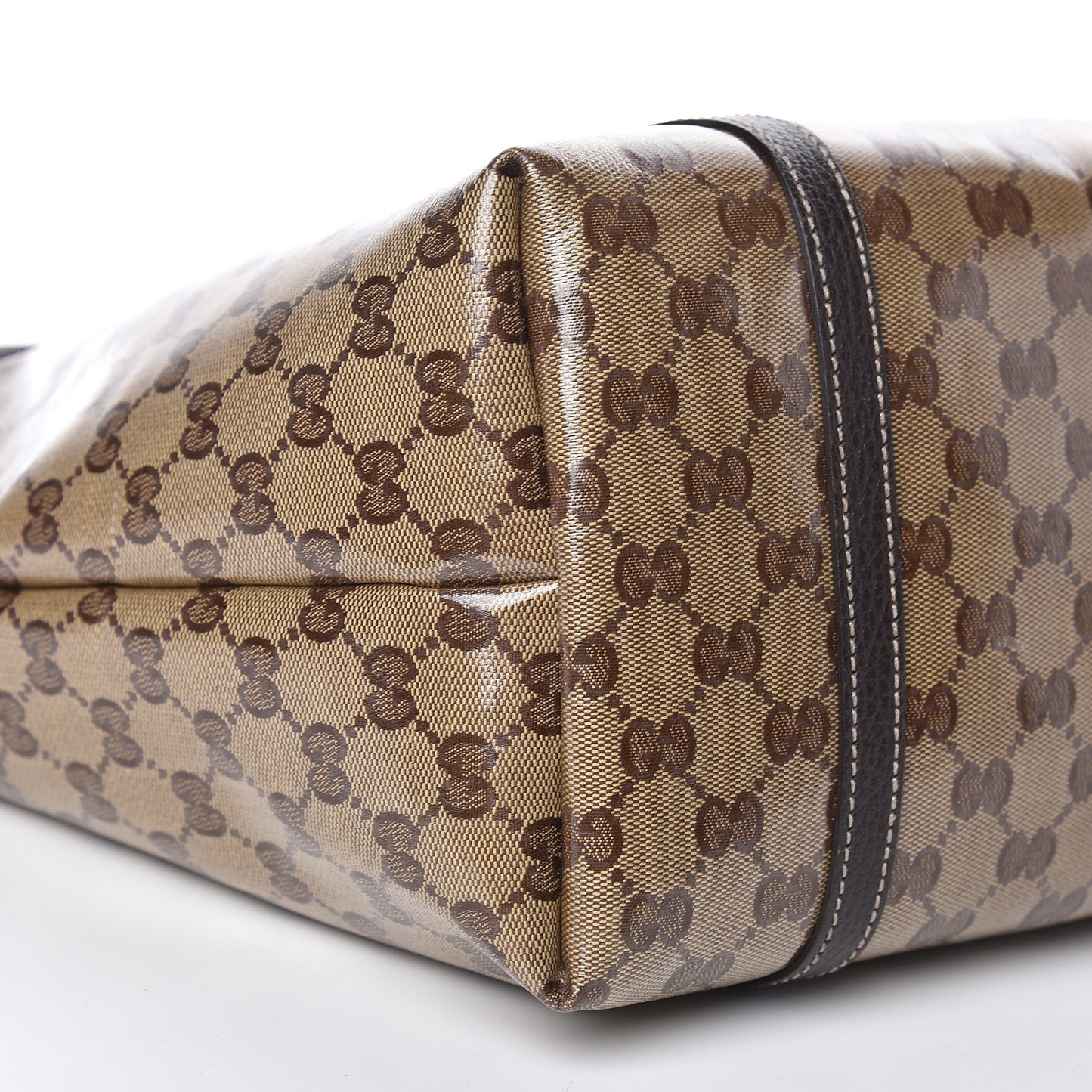 Crystal Monogram Medium Joy Tote Beige Ebony Testa di Moro