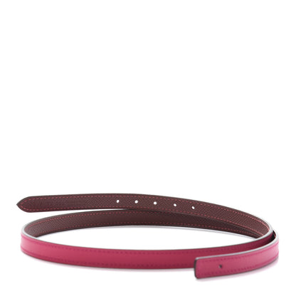 Hermes Swift Epsom 13mm Belt Strap 80 Rose Mexico Rouge H 4 of 6