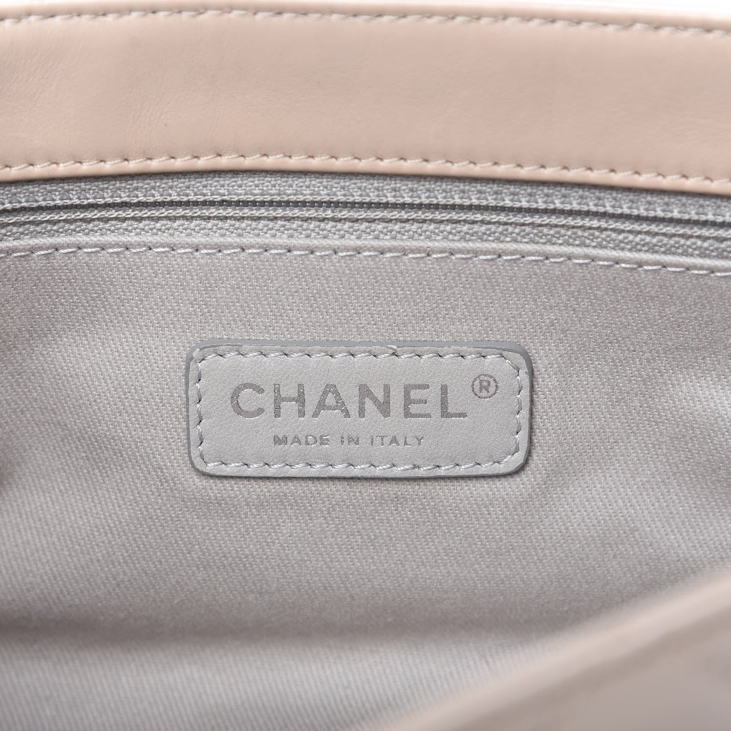 Chanel Calfskin Large Country Chic Flap Ecru Brown 8 of 11