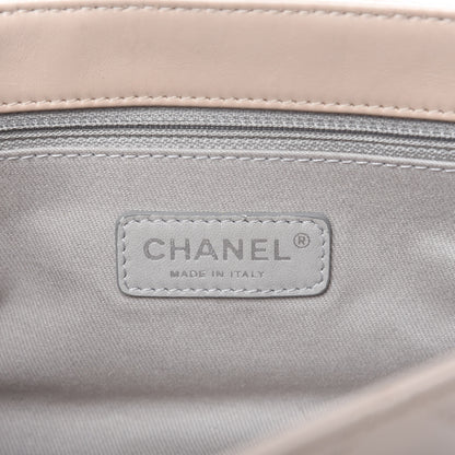 Chanel Calfskin Large Country Chic Flap Ecru Brown 8 of 11