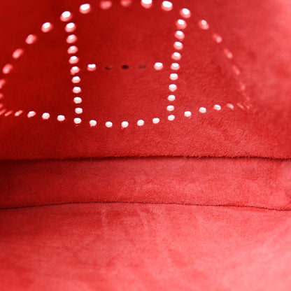 Hermes Taurillon Clemence EVELYNE III PM Rouge Garance 5 of 11