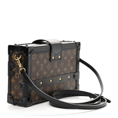 Louis Vuitton Monogram Petite Malle Black 3 of 9
