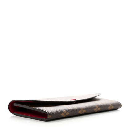 Louis Vuitton LOUIS VUITTON Monogram Emilie Wallet Fuchsia 4 of 7