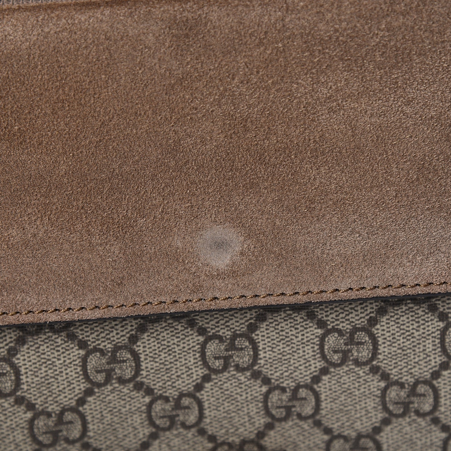 GG Supreme Monogram Small Dionysus Shoulder Bag Taupe