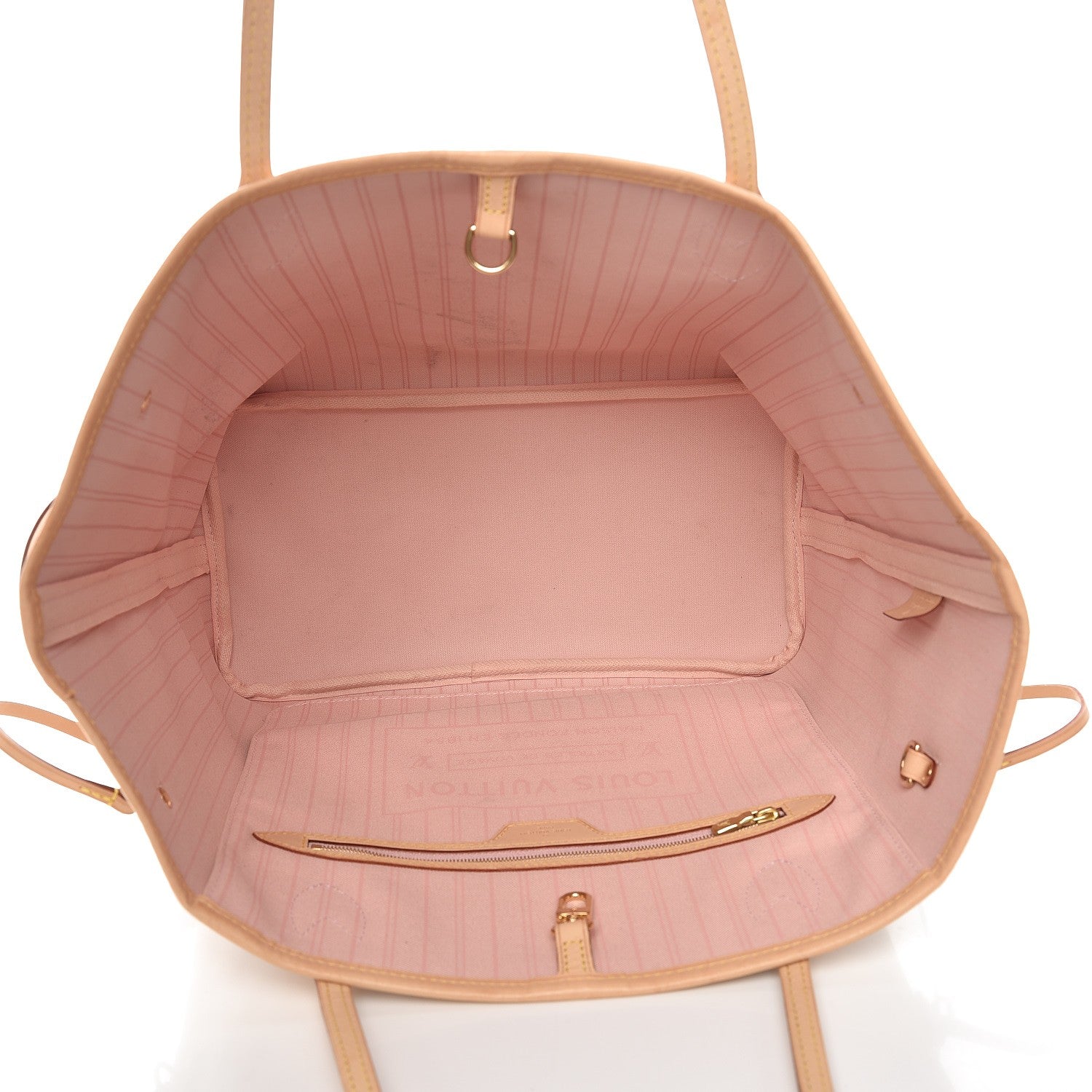 Louis Vuitton Damier Azur Neo Neverfull MM Rose Ballerine 5 of 10
