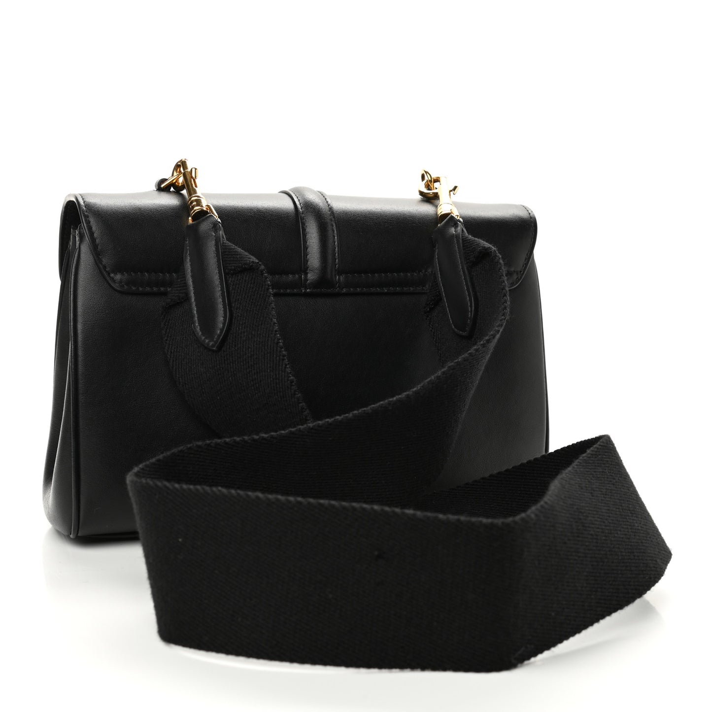 Smooth Calfskin Teen 16 Crossbody Bag Black