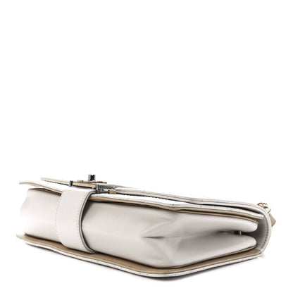 Chanel Calfskin Stitched Flap White 9 of 12