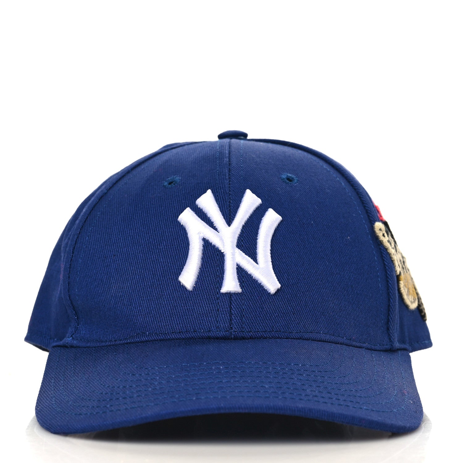 Gucci X MLB Cotton NY Yankees Baseball Hat 57-61 Blue 2 of 8