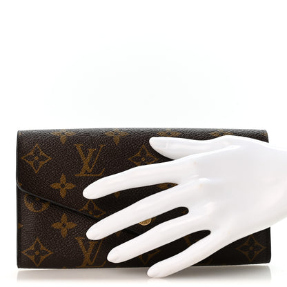 Louis Vuitton Monogram Sarah Wallet NM 2 of 9