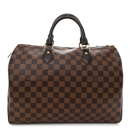Louis Vuitton Damier Ebene Speedy 35 1 of 10
