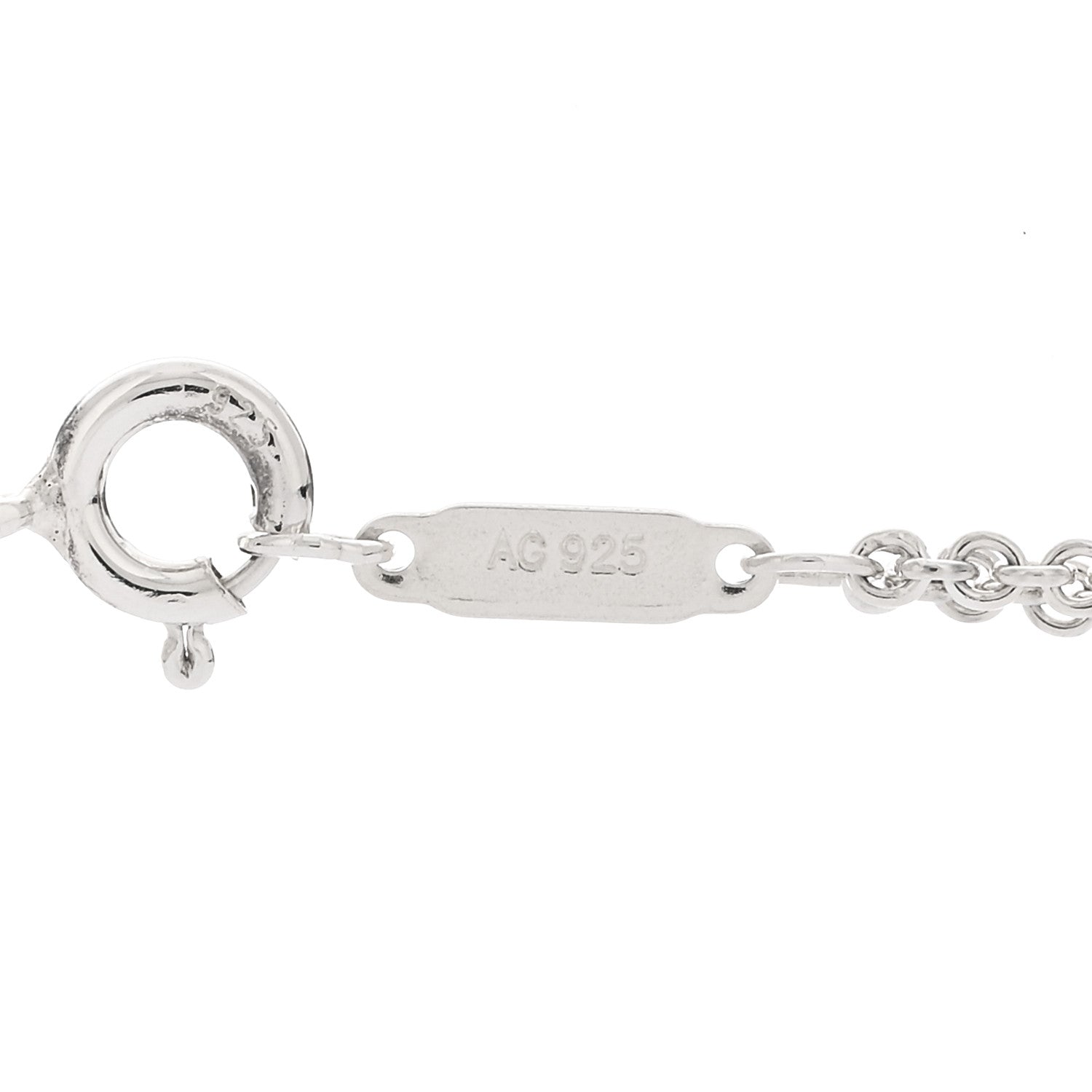 Tiffany Sterling Silver Infinity Pendant Necklace 5 of 5