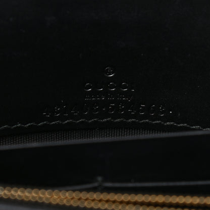 Gucci Guccissima Signature Bowy Chain Wallet Black 8 of 9