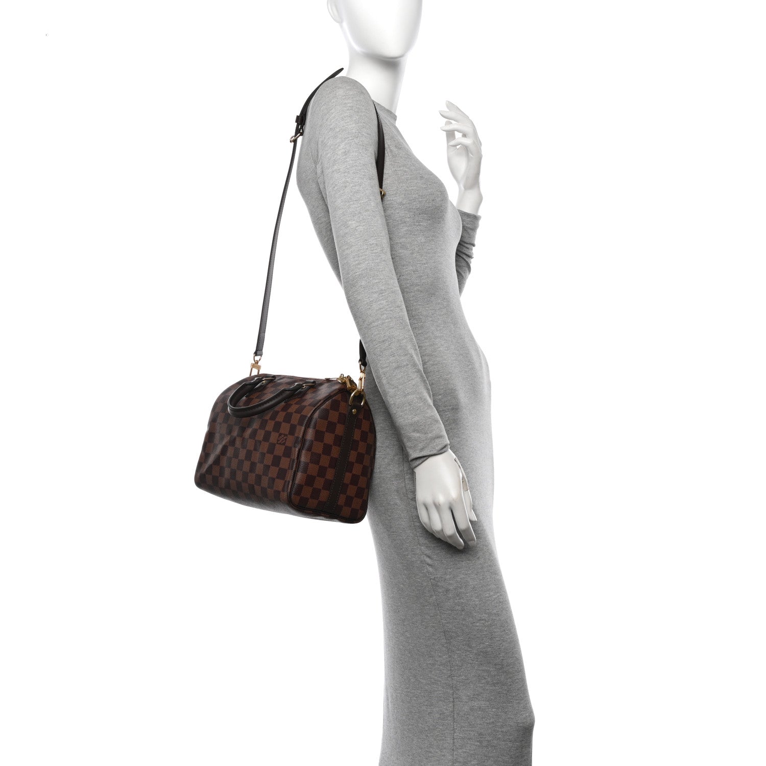 Louis Vuitton Damier Ebene Speedy Bandouliere 25 2 of 11