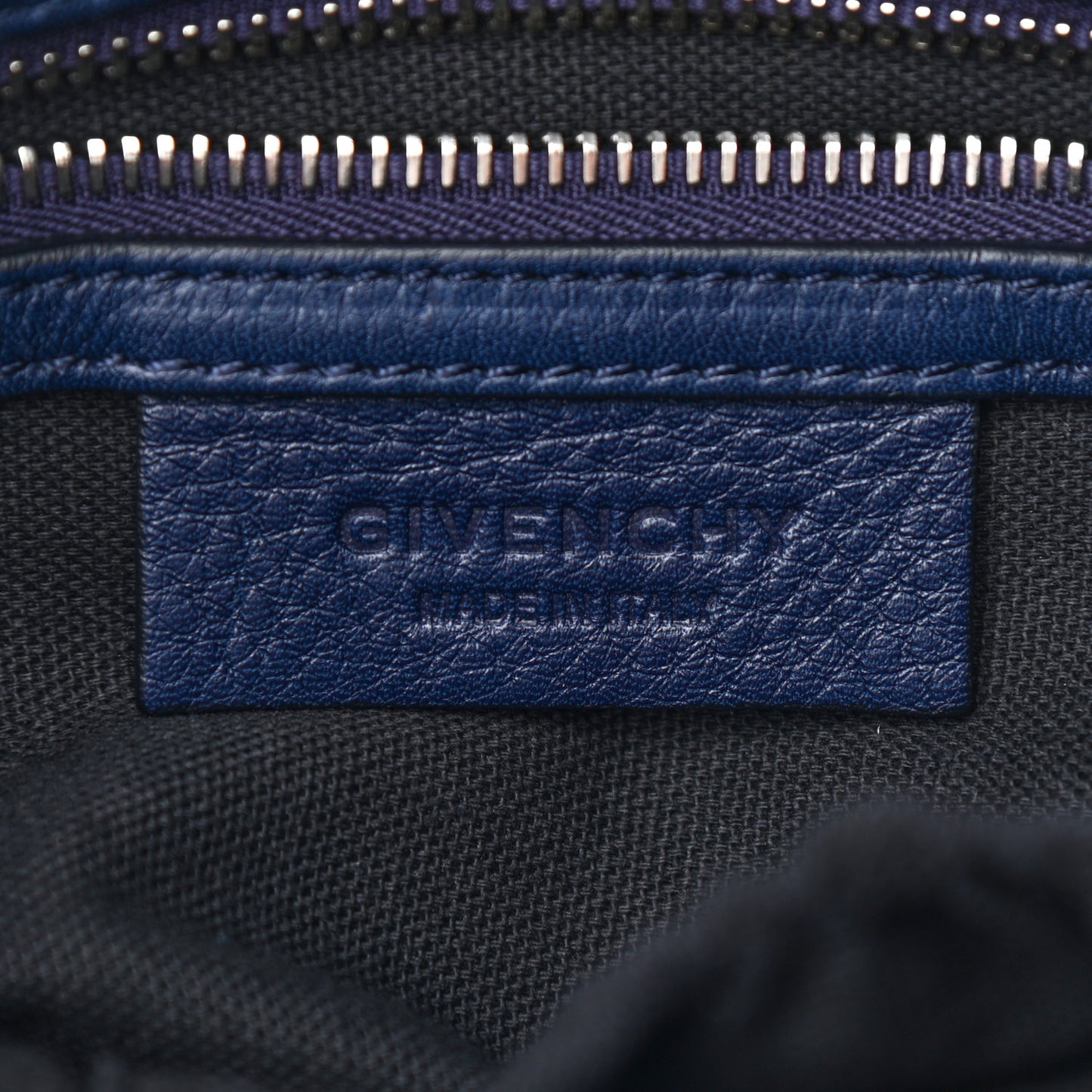 Pebbled Calfskin Nightingale Night Blue