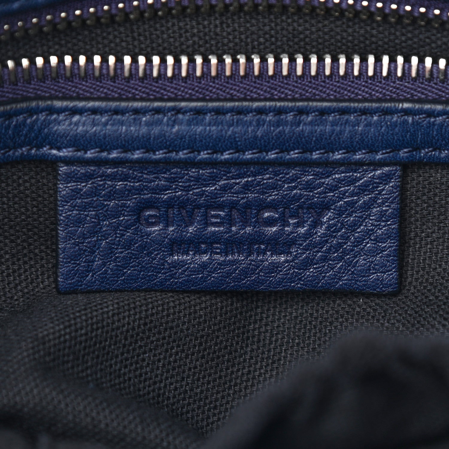 Givenchy Pebbled Calfskin Nightingale Night Blue 6 of 9
