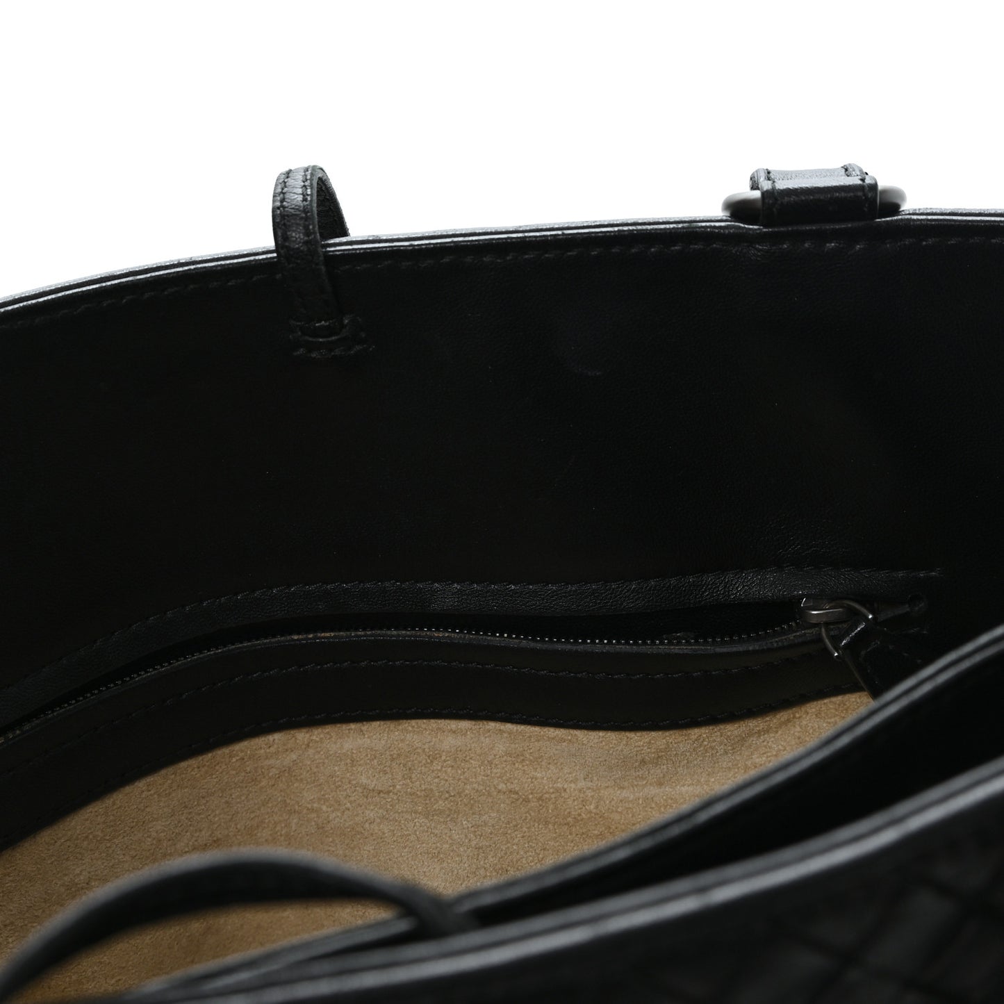Nappa Intrecciato Milano Tote Black