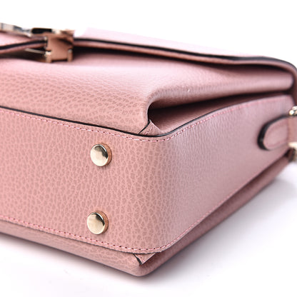 Gucci Dollar Calfskin Interlocking G Top Handle Shoulder Bag Soft Pink 8 of 9