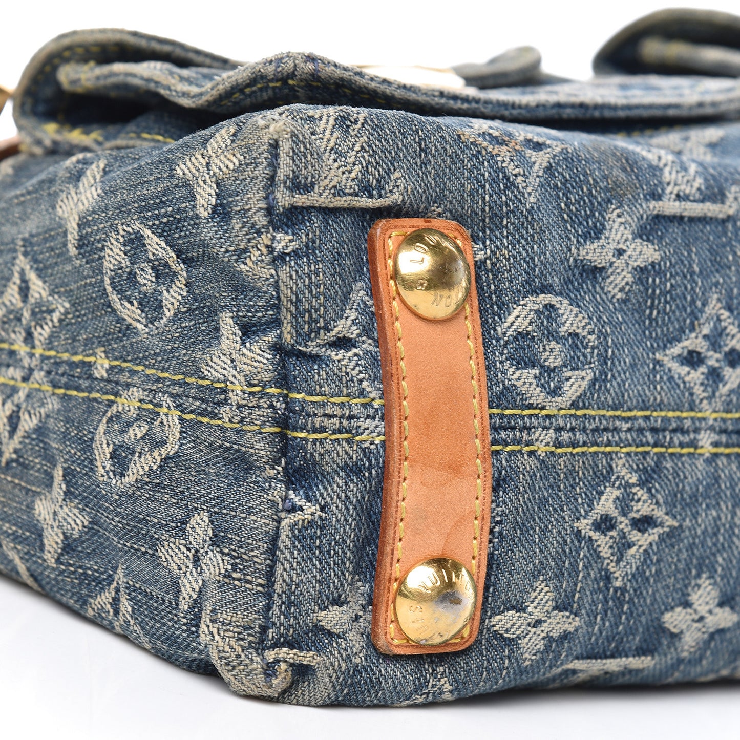 Monogram Denim Baggy PM Blue