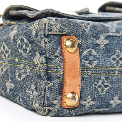 Louis Vuitton Monogram Denim Baggy PM Blue 11 of 15