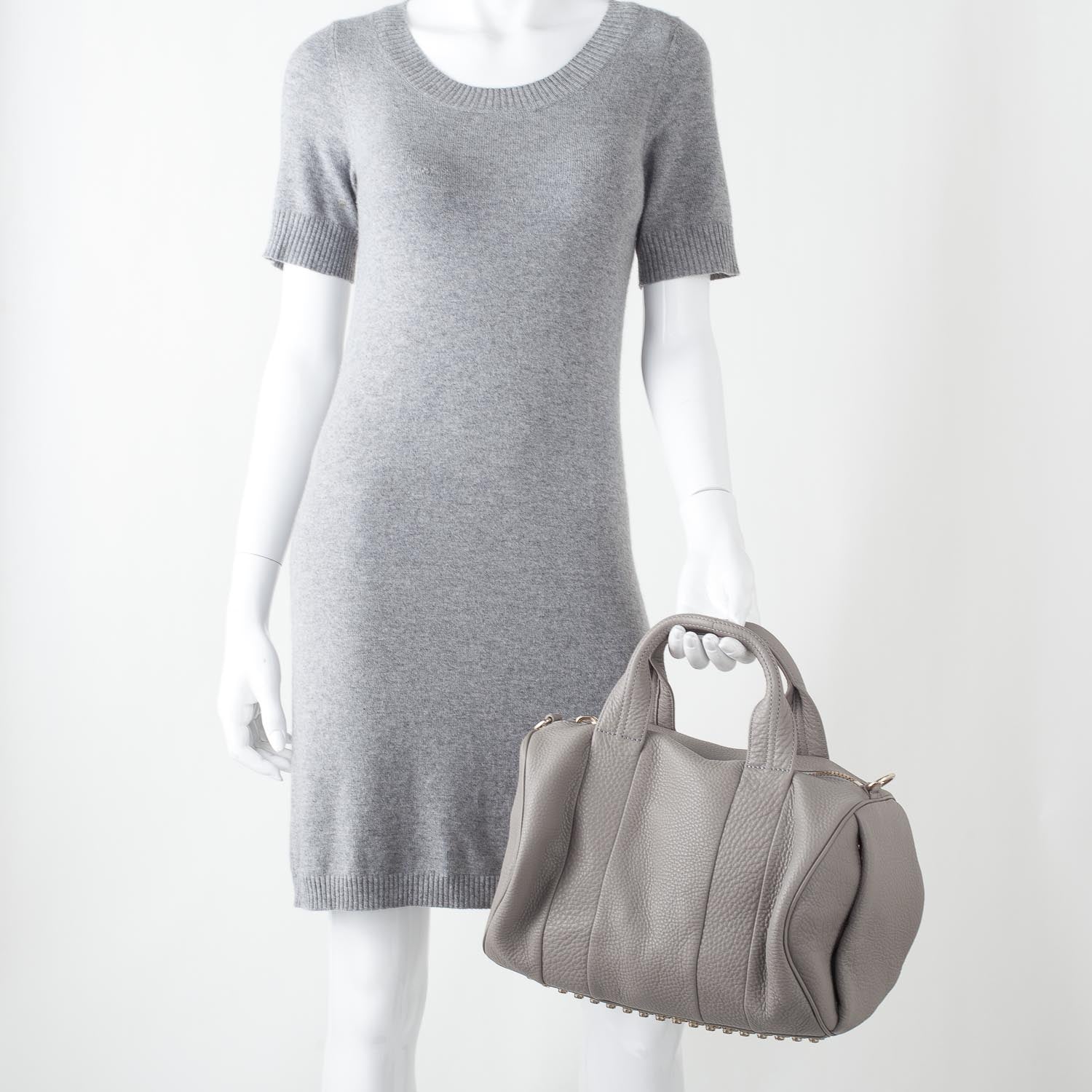 Alexander Wang Leather Rocco Oyster 2 of 8