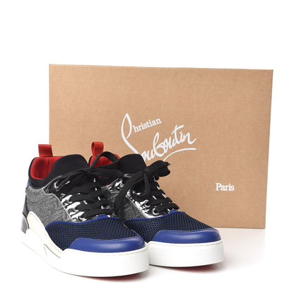 Christian Louboutin Calfskin Mesh Mens Aurelien Flat Sneakers 41 Multi 11 of 11