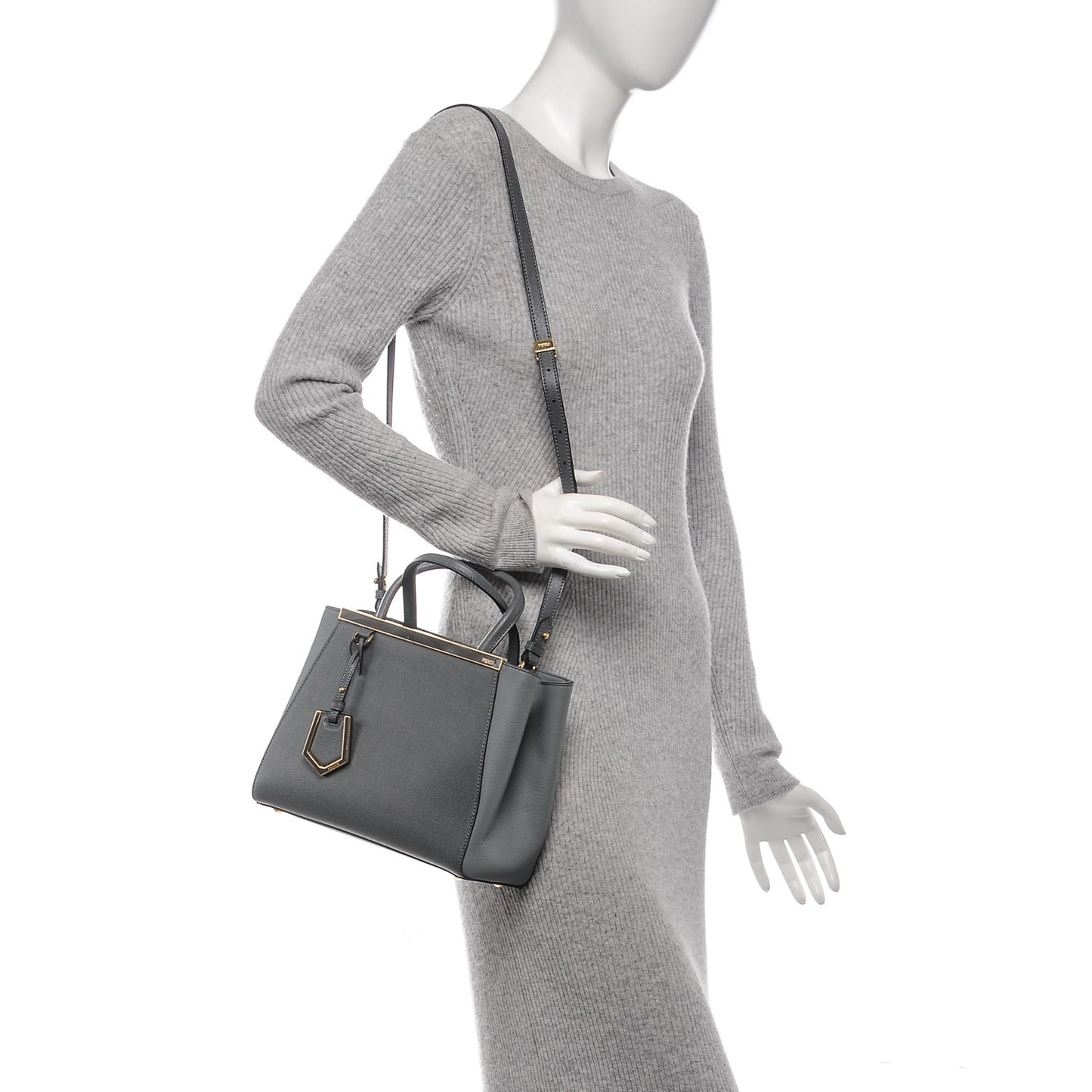 Vitello Elite Petite 2Jours Tote Grigio Grigio Chiaro