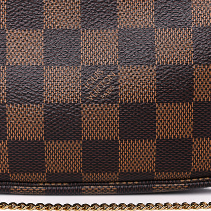 Louis Vuitton Damier Ebene Mini Pochette Accessories 8 of 10