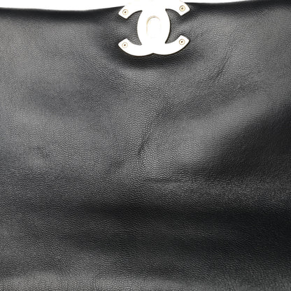 Chanel Goatskin Quilted Large Chanel 19 Flap Black 8 of 13