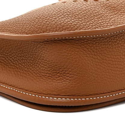 Hermes Taurillon Clemence Evelyne III PM Gold 8 of 10