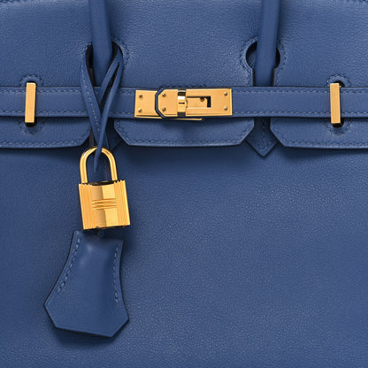Hermes Swift Birkin 25 Bleu Brighton 8 of 13