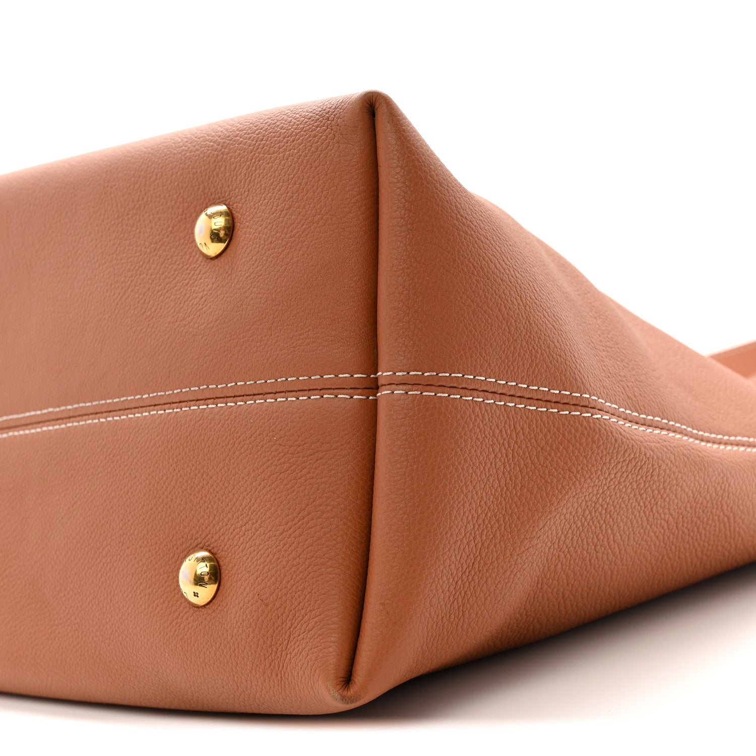 Louis Vuitton Grained Calfskin Low Key Hobo MM Cognac 9 of 12