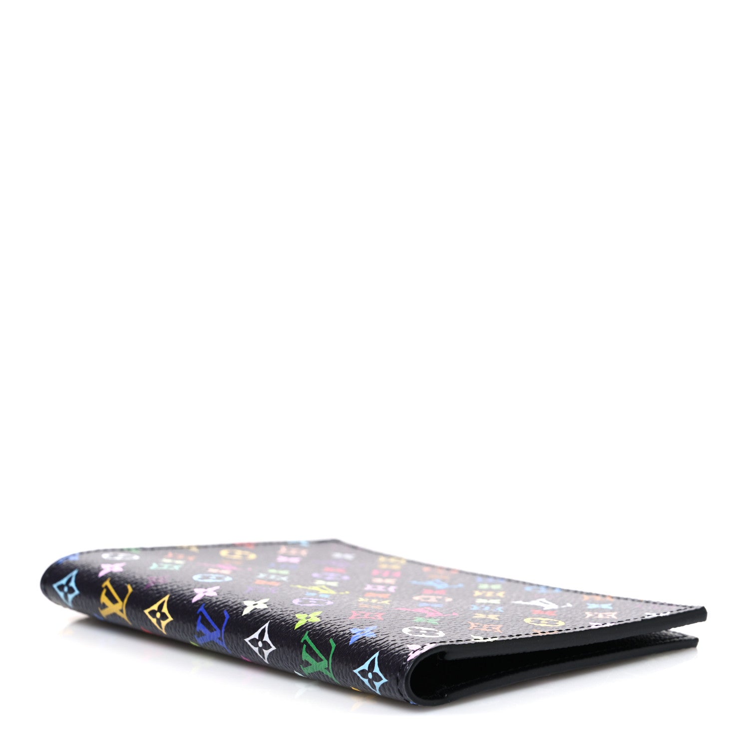 Louis Vuitton LV X TM Monogram Multicolor Passport Cover Black 4 of 6