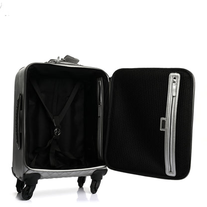 Chanel Metallic Caviar Quilted Coco Case Trolley Silver 4 of 13