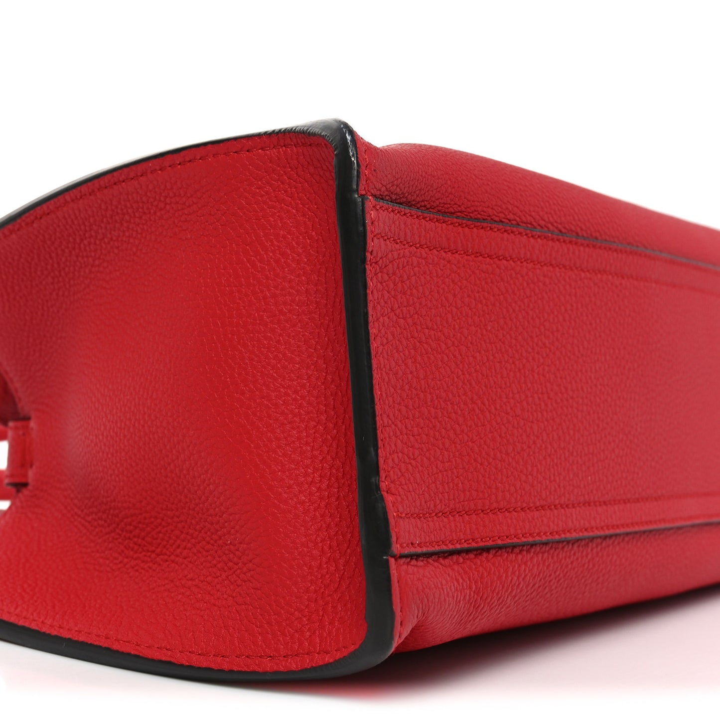 Soft Calfskin Small Jackie Top Handle Bag Hibiscus Red