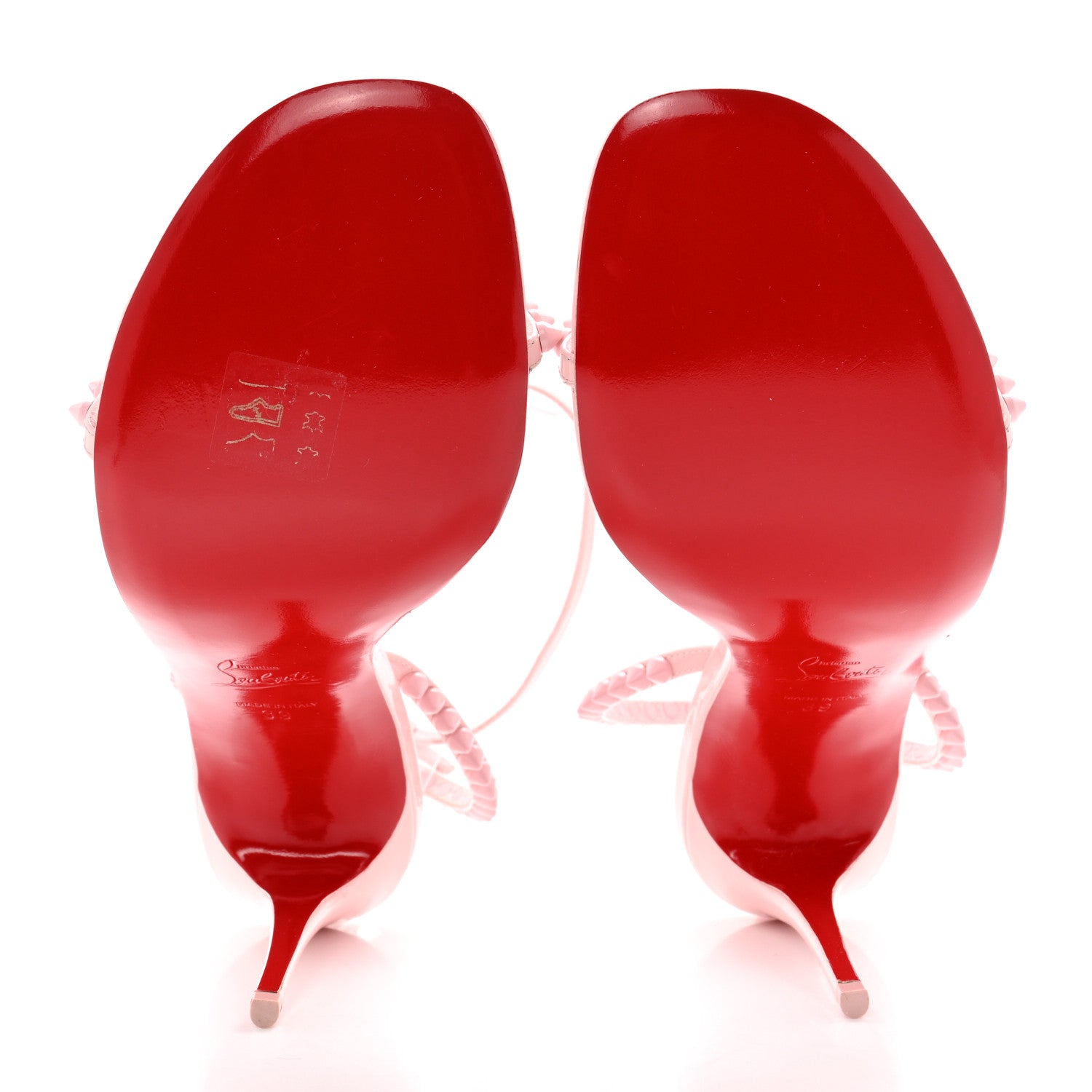 Christian Louboutin Patent So Me 100 Sandals 39 Rosy 5 of 7