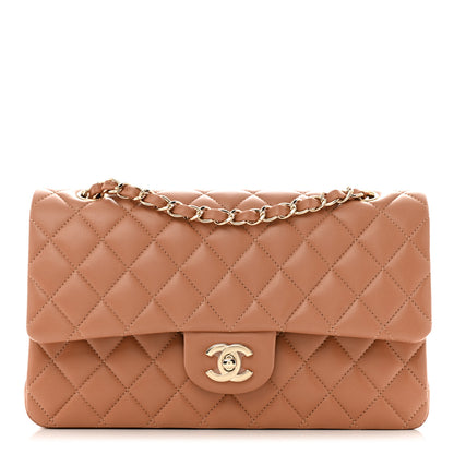 Chanel Lambskin Quilted Medium Double Flap Brown 1 of 10