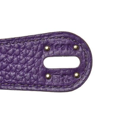 Hermes Taurillon Clemence Lindy 34 Iris 7 of 8