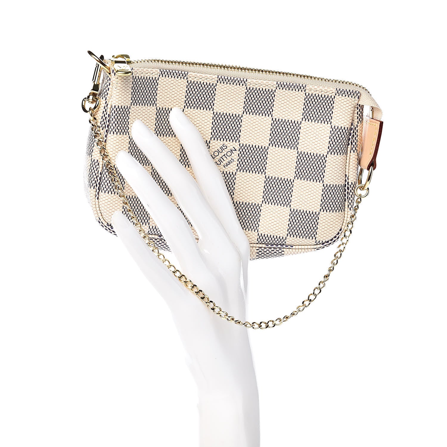 Louis Vuitton Damier Azur Mini Pochette Accessories 2 of 8