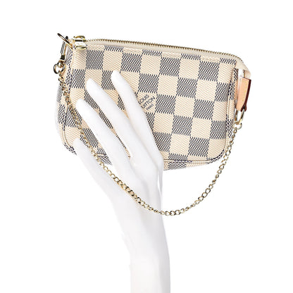 Louis Vuitton Damier Azur Mini Pochette Accessories 2 of 8
